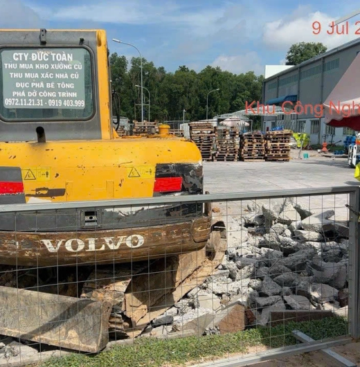 Tháo dỡ nhà kho-Bê Tông Miền Nam – Tháo dỡ nhà kho tại Bình Dương – Chuẩn bị kỹ | Trao đổi minh bạch